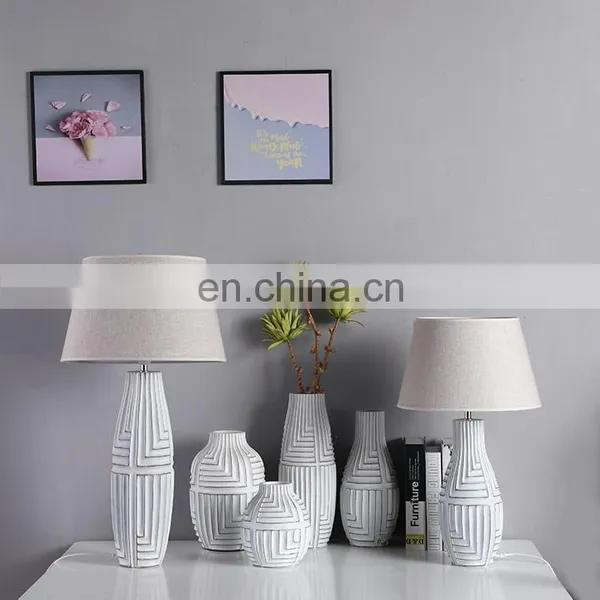 Nordic Style Living Room Table Lights Custom Hotel Vintage Bedside Lamps With Custom Logo photo-6