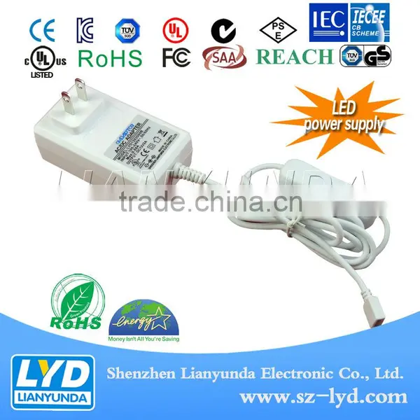 UL Listed 12v Power Adapter 12v 1a for LED Strip With UL FCC CE GS PSE Approval photo-5