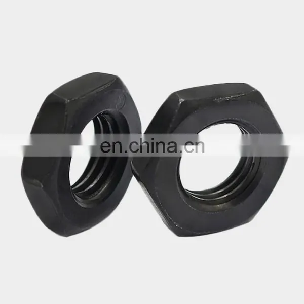 China Manufacturer Zinc Plated DIN439 Finished Hex Jam Thin Nut photo-3