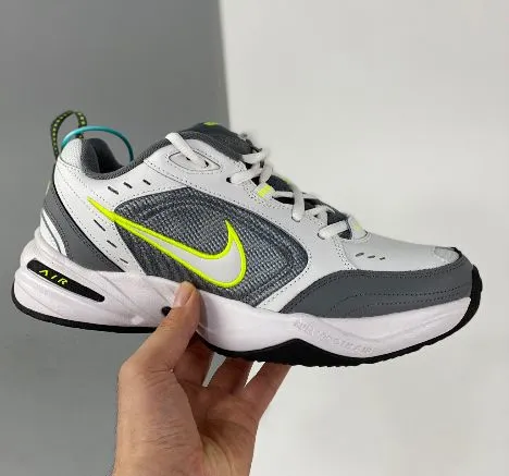 Nike Air Monarch M2K Shoes in White/Black Womens Shoes Laser