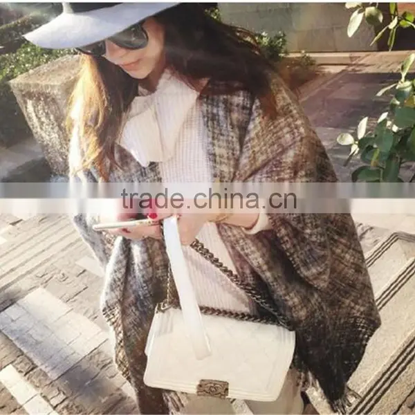 Women Fashion Sleeves Tassel Cloak photo-2
