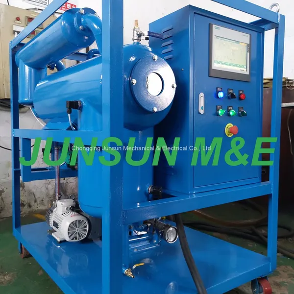 ZY-20 PLC&HMI Controlled 1200 L/HR Transformer Oil Dehydration and Filtration Equipment