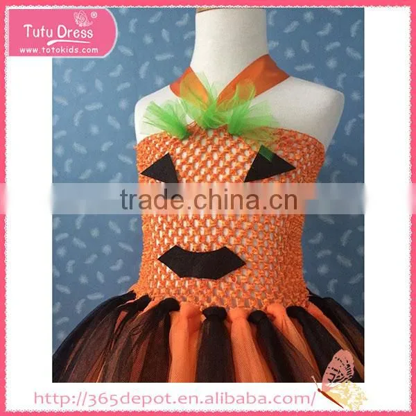 Fluffy Green Devil Pattern Black Voile Gauze Dress Halloween Costume photo-4