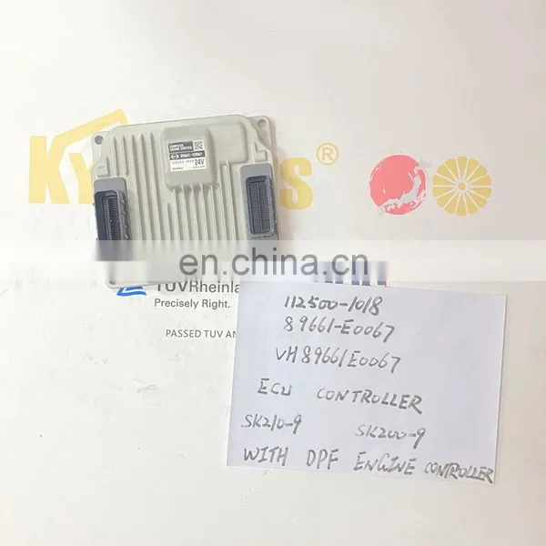 Excavator Parts 112500-1018 89661-E0067 VH89661E0067 ECU CONTROLLER SK210-9 SK200-9 WITH DPF ENGINE CONTROLLER photo-2