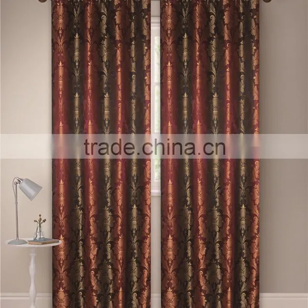 Wine Piping Flower Jacquard Comforter photo-2