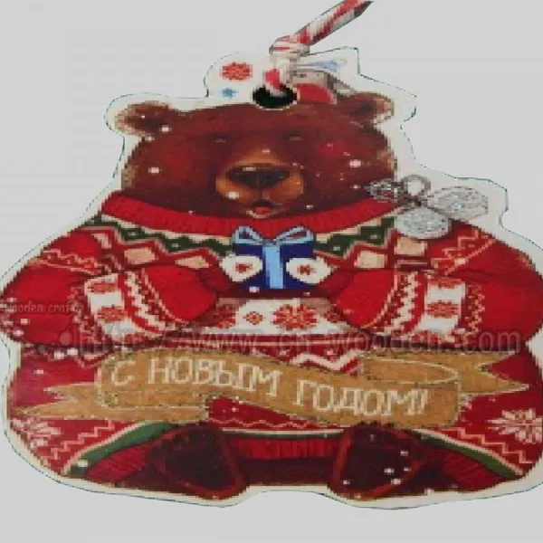 Деревянные новогодние подарки