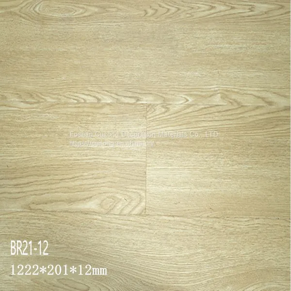 Underwear Showroom Clothing Store Laminate Wood Flooring Furniture Factory Meeting Room 12mm Composite Floor Foshan Wholesale MDF Floor photo-2