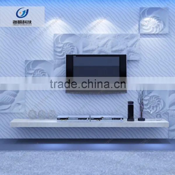 Durable and Waterproof tv Background Decoration Relief Stone Wall Art photo-5