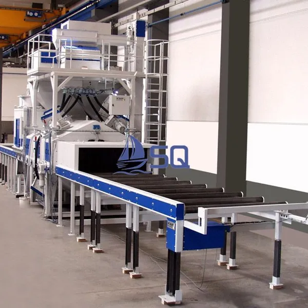 Continuous Roller Conveyor Shot Blasting Machine