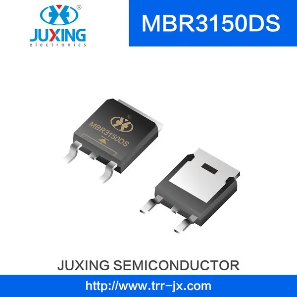Juxing MBR3150DS 150V3A Ifsm80A Surface Mount Schottky Rectifiers with TO-252 package