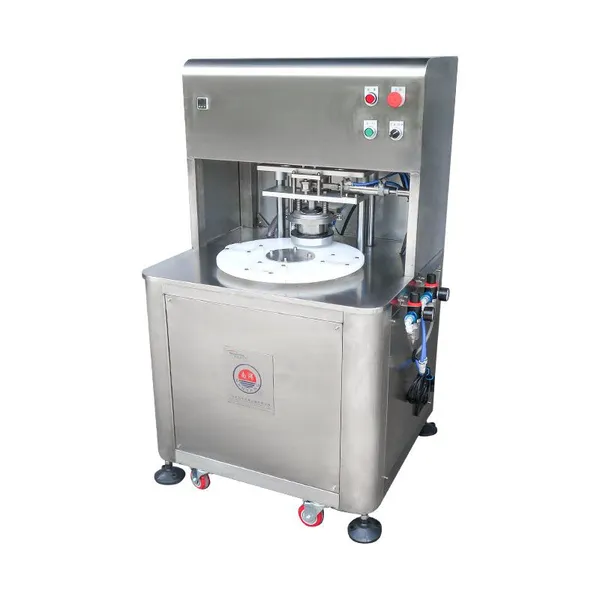 Semi-automatic Capping Machine，Pneumatic Screw Capping Machine，Small Capping Machine , Glass Bottle /Plastic Cap Sealing Machine photo-3
