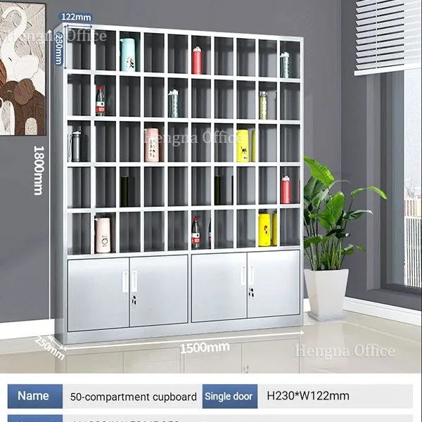 Bulk Purchase Commercial Furniture: Multigrid Stainless Steel Storage Cabinet With Non-Standard Customization Support for Enterprise Projects