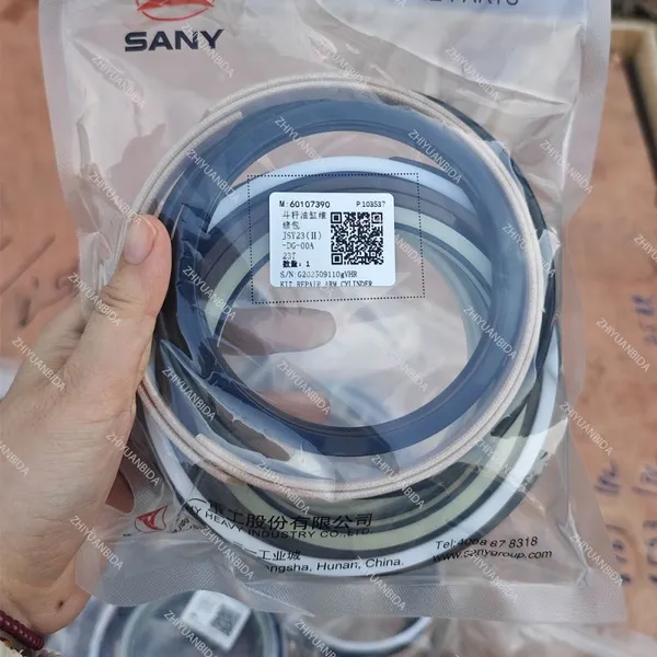 60107390 Arm Cylinder Seal Kit for SANY SY245 SY265 Excavator Hydraulic Repair Kit 23T High Quality Replacement Parts photo-2