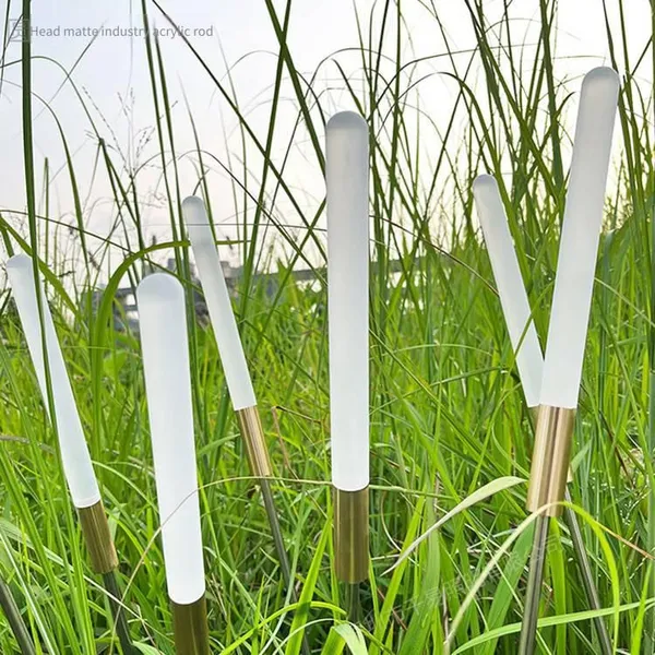 Led Outdoor Reed Lights, Acrylic Rod Landscape Lawn Stake Lights for Squares and Parks, Warm White Light photo-4