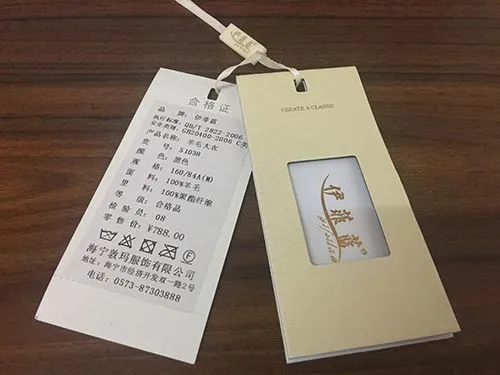 Clothing Hang Tag