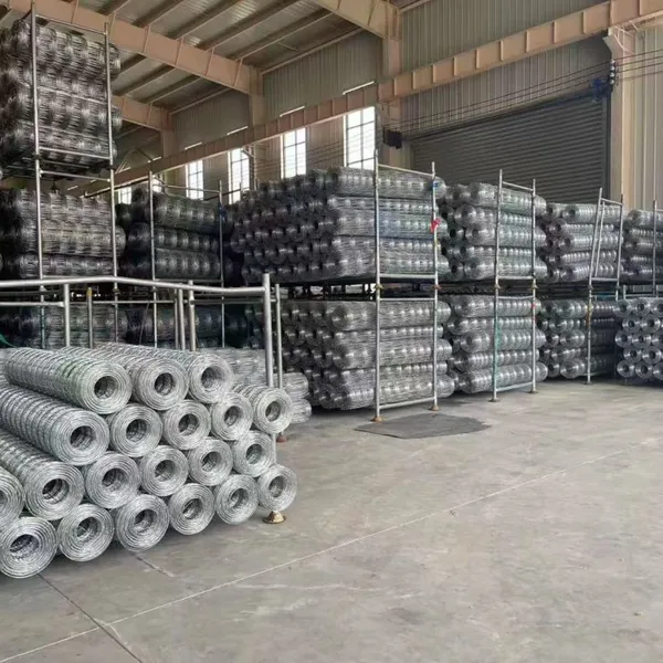 High Tensile Galvanized Woven Hinge Joint Field Wire Mesh Roll Fencing for Cattle, Sheep, and Deer photo-2