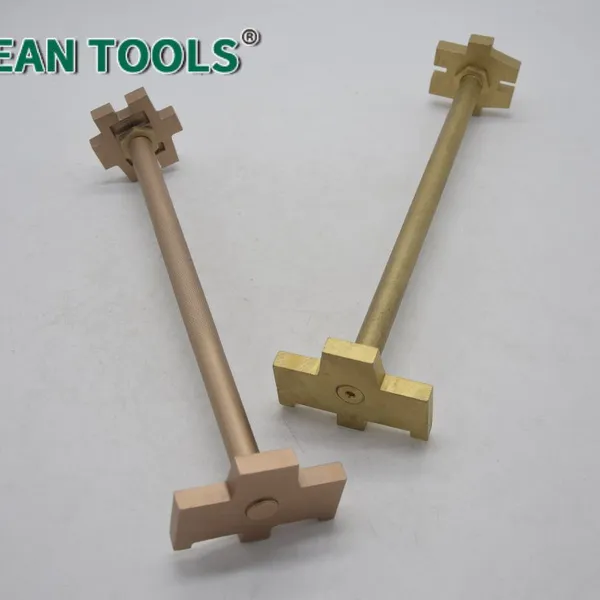 Aluminum Bronze Non-Sparking Double Head Drum Wrench, 350mm Length, 70x70mm Square Drive & 95x70mm Hex End photo-5
