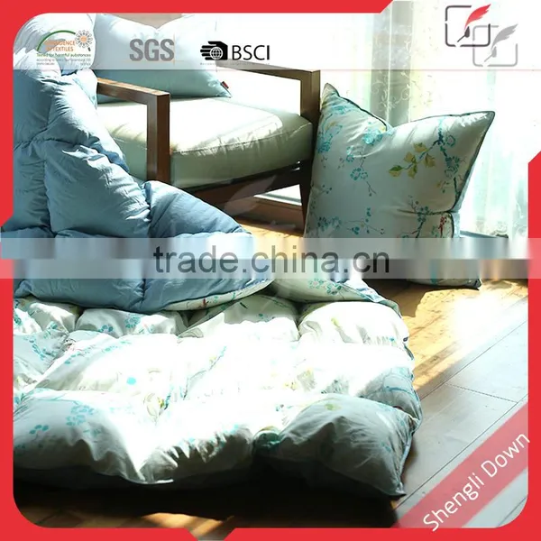 Hotel patchwork goose down filled printed quilt