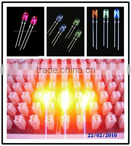 460 - 470nm Blue 5mm Oval Led Diode Without Stopper photo-3