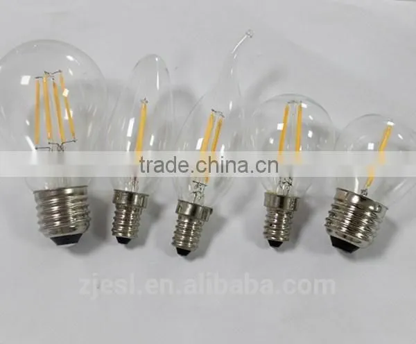 230V E14 Glass New 360 Degree Energy Saving 2W C35 LED Filament Bulb photo-4