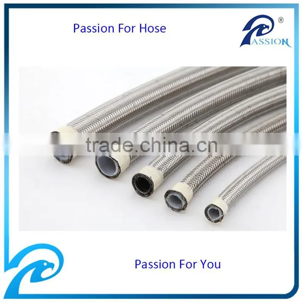 304 Stainless Steel Braided Smooth Surface PTFE Hoses photo-3