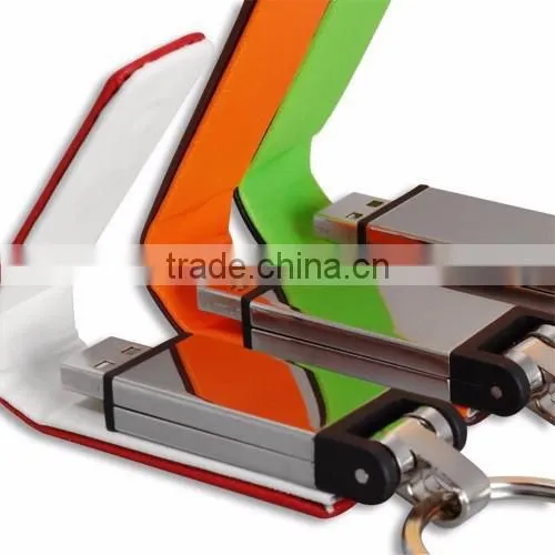 2gb Usb Flash Drive Gift Box Pendrive Leather photo-5