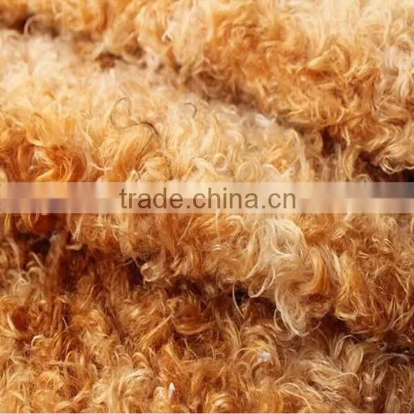 Korea Curly Fleece Fabric Tie Dye Fake Fur Fabric photo-2