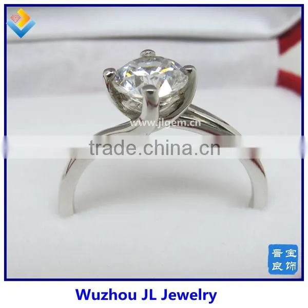 True Love Diamond Brilliant AAA CZ Кольцо для свадьбы из 925-тиллирового серебра