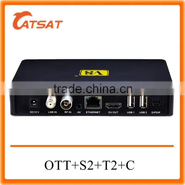 Newest Quad Core Android TV Box Combo DVB-S2 DVB-T2 DVB-C 4K Full HD Wifi Bluetooth Support photo-2