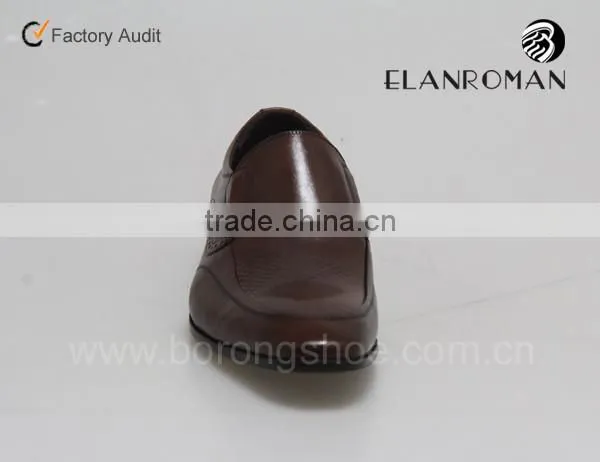 Pointed Toe Leather Men Shoe photo-3