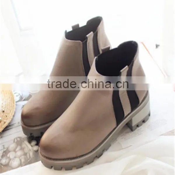 Gray Multiful School Students Color Woman Ankle Military Special Forces Boots photo-2