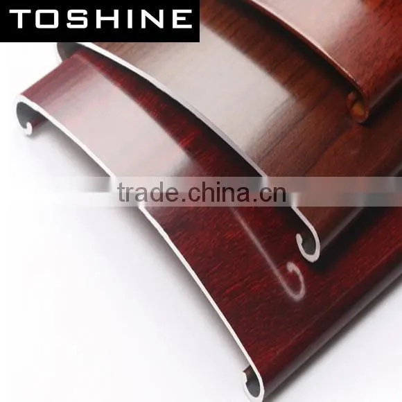 Hot Sell Electrophoretic Wood Grain Aluminum Profile for Construction From Manufacturer photo-4
