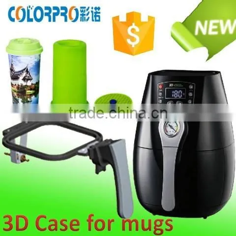 Hot Combo Set 3d Mini Vacuum Heat Sublimation Transfer Machine+sublimation Transfer Paper/ Ink With Mugs/phone Cases photo-4