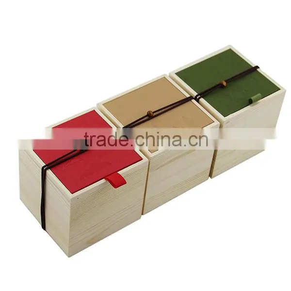 Factory Price Custom Logo Engraved Wooden Gift Bamboo Box For Tea photo-3