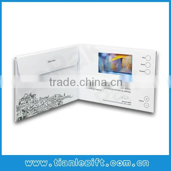 LCD Screen Customized Video Greeting Card/video Brochure (4.3inch,5inch,7inch)