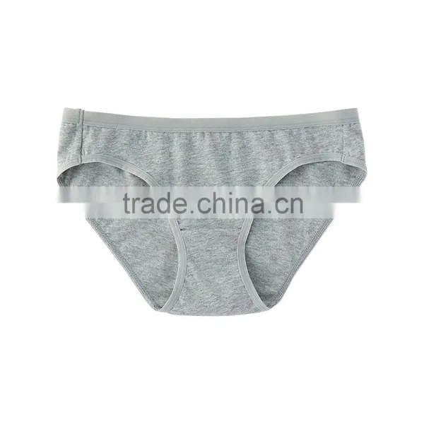 Best Selling Comfortable Women Cotton Plain Dyed Bikini Underwear photo-2