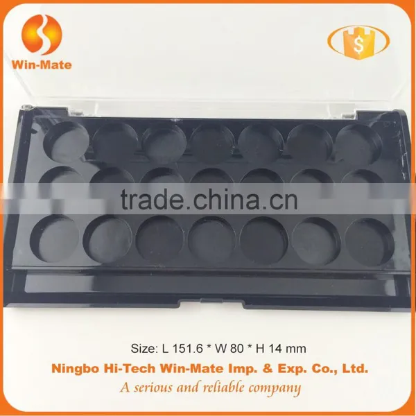 WMC-MX2015 Empty Big Capacity Transparent Cap Rectangle Cosmetic Eyeshadow Box photo-2