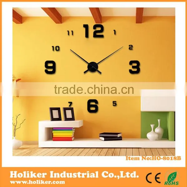 Wholesale Acrylic Diy 3d Mirror Wall Clock Quality Choice photo-2