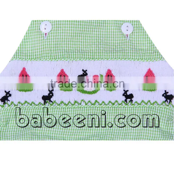 Beautiful Watermelon Hand Smocked Swimwear for Girls photo-2