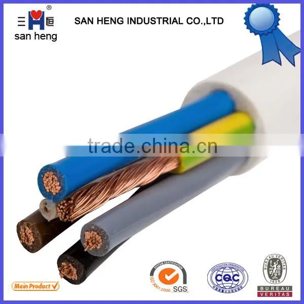 Factory Price White Color RVV 5 Cores Copper Electrical Cable photo-5