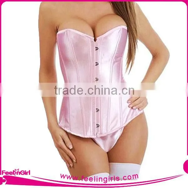 Wholesale Half Cup Big Girl Sexy Corset Tops Bustier photo-3