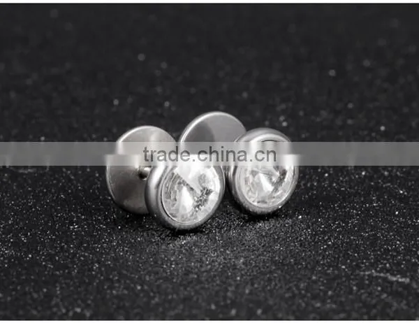2016 Fashion Design Crystal Earring Simple Stud photo-5