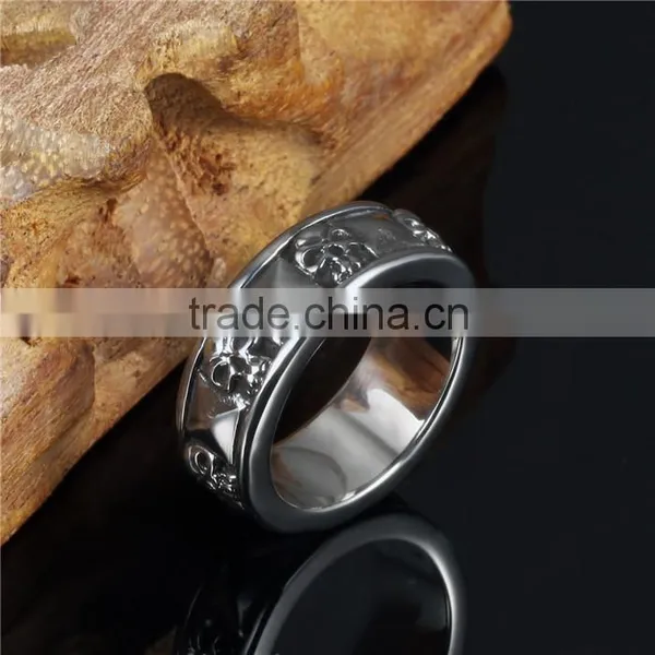 Stainless Steel Jewellery Fashion Trend Skull Mens Hand Rings photo-4