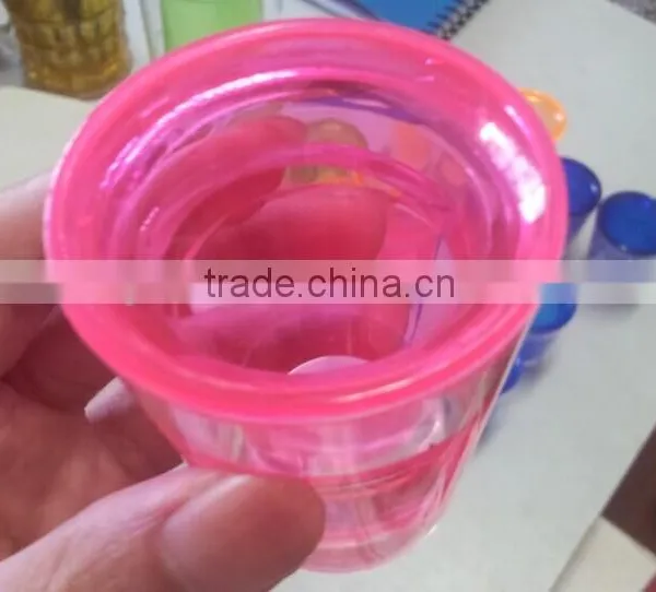 1.4 OZ Double-wall Plastic Freezer Mugs,plastic Short Glass photo-4