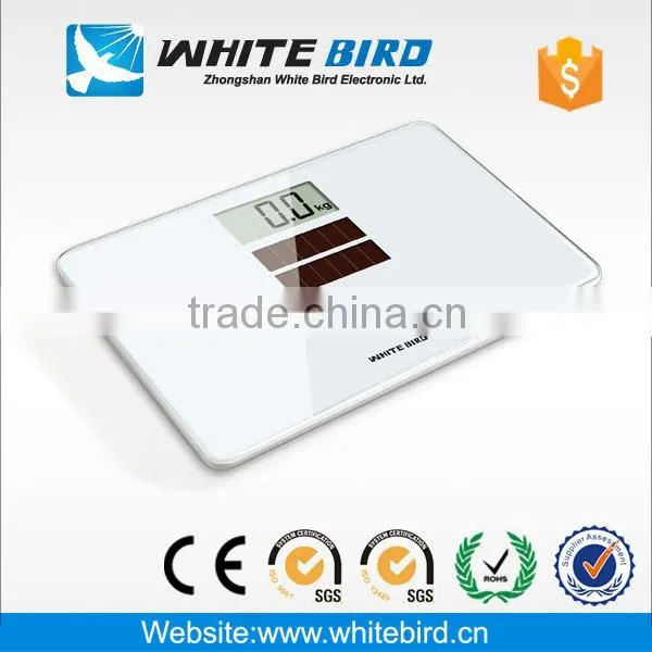 150kg/0.1kg Full Bottom Glass LCD Bath Scale With Backlight photo-3