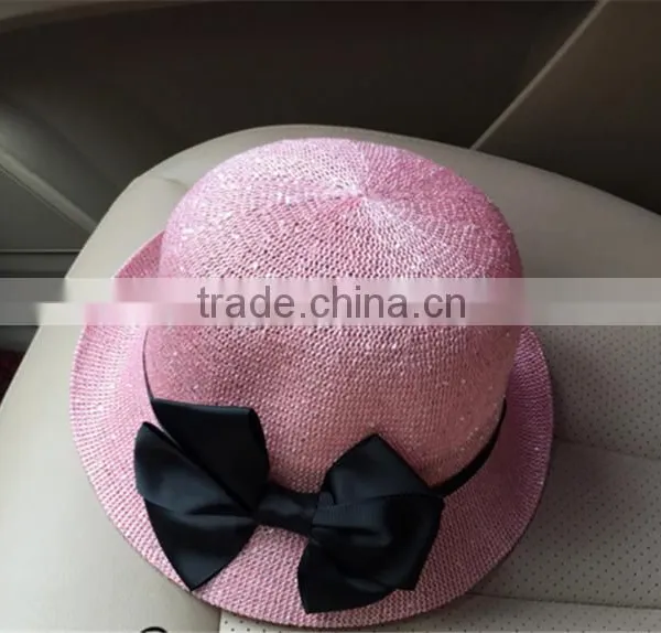 Rim Straw Hat Beach Hat Summer Hat Sunhat Vintage Hat 60s Hat Retro Hat Hipster Hat photo-5