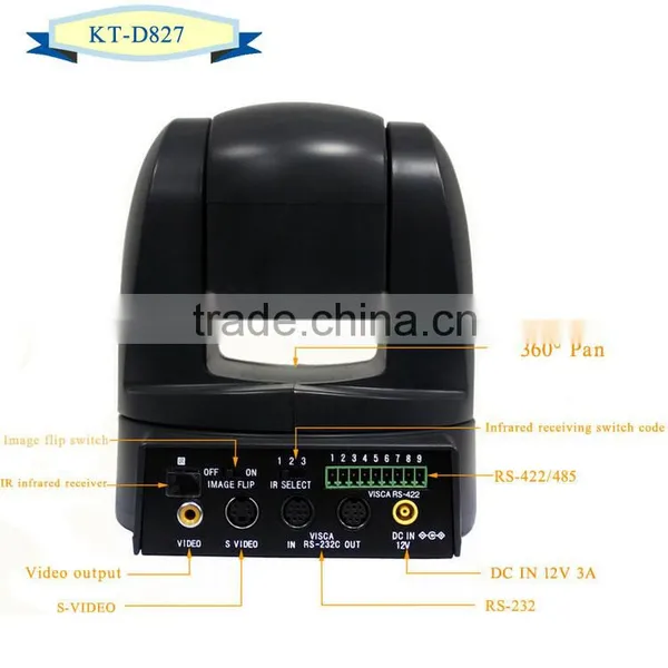 Remote Control Camera Mount PTZ Video Conference Camera KT-D827 Auto Tracking Video Conference Camera photo-3