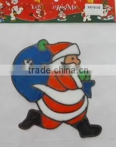 20*20cm Santa Claus Window/Door Sticker For Xmas Decoration photo-3