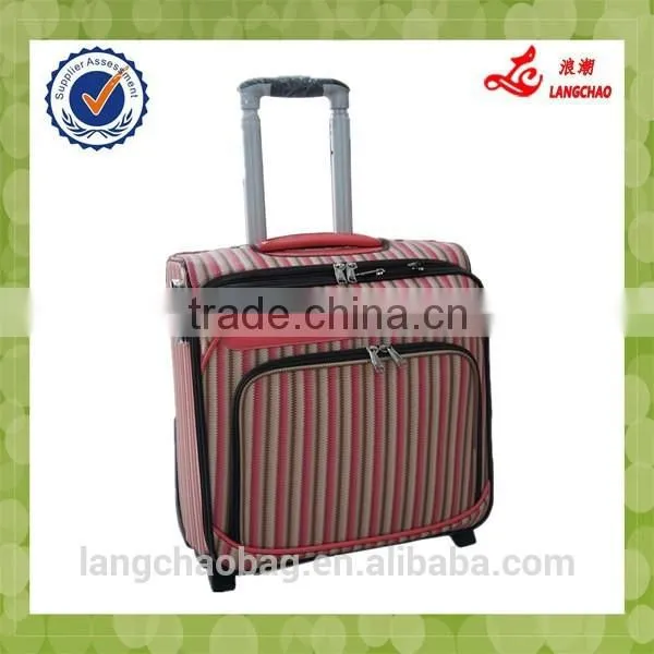 Newly Design PVC Material 16 Inch Aluminum Real Push Trolley Wholesale Type Boarding Luggage photo-3