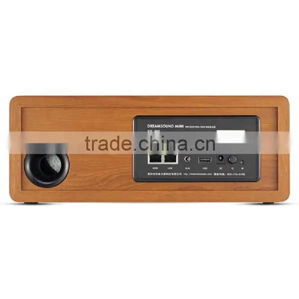 Wooden HiFi Smart Wifi Speaker Support DLNA, Airplay,MiMO,300M Wifi for Music Pushing via APP photo-4